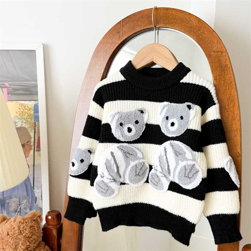 子供暖かいセーター男の子女の子冬カジュアルジャンパー子供肥厚 - Baby Clothing Jumpers のレビューと価格