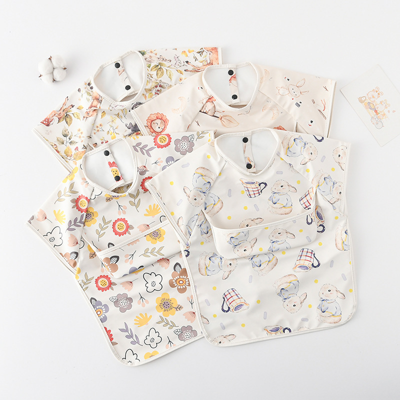 新生児よだれかけブラウス防水ノースリーブリバースドレッシング - Baby Clothing Patterns のレビューと価格