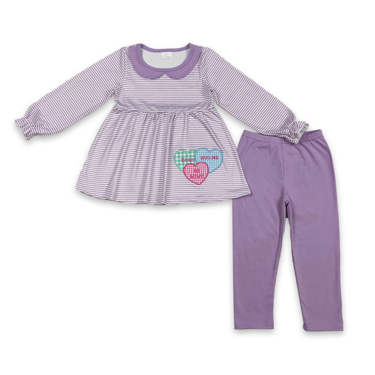 女の赤ちゃん長袖刺繍 XOXO ハートチュニックバレンタイン - Xoxo Baby Clothing のレビューと価格
