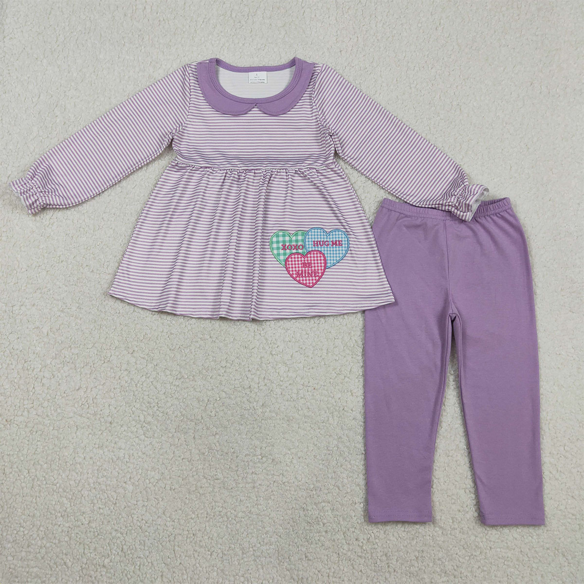 女の赤ちゃん長袖刺繍 XOXO ハートチュニックバレンタイン - Xoxo Baby Clothing のレビューと価格